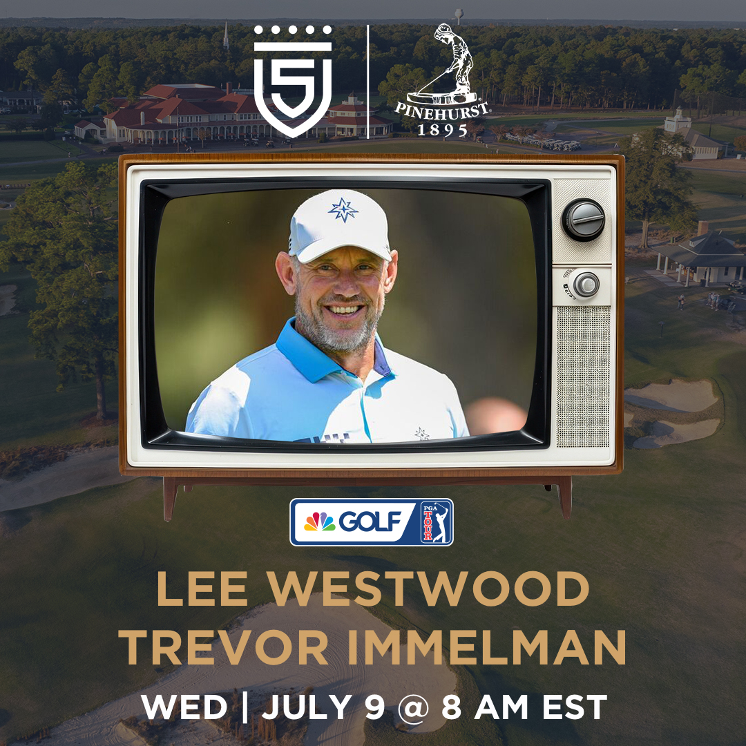 5 Clubs (@5clubsgolf) on Twitter photo We cap off a great week on Wednesday AM on <a href="/GolfChannel/">Golf Channel</a> with Lee Westwood and <a href="/TrevorImmelman/">Trevor Immelman</a> - tune in with <a href="/Garywilliams1Up/">Gary Williams</a> at 8 AM EST.
Proud partner: <a href="/PinehurstResort/">Pinehurst Resort</a> We cap off a great week on Wednesday AM on <a href="/GolfChannel/">Golf Channel</a> with Lee Westwood and <a href="/TrevorImmelman/">Trevor Immelman</a> - tune in with <a href="/Garywilliams1Up/">Gary Williams</a> at 8 AM EST.
Proud partner: <a href="/PinehurstResort/">Pinehurst Resort</a>