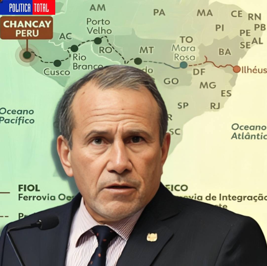 Ministro Elmer Schialer admite que Perú no fue informado sobre proyecto ferroviario bioceánico:
♦️"Es una idea seductora, pero no tenemos el detalle" comentó
♦️Brasil y China firmaron el lunes un memorando para estudios técnicos de una conexión del Atlántico al Puerto de Chancay
