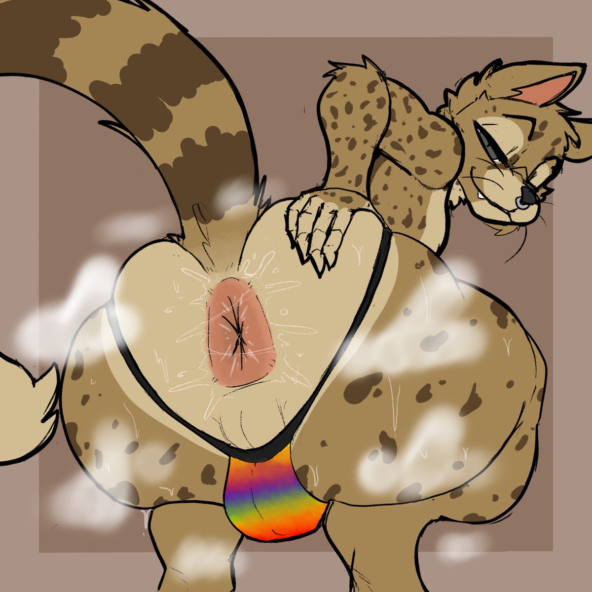 Piece finished for <a href="/CeladonServal/">MalMao</a> 

#nsfwfurryart #nsfwfurry
