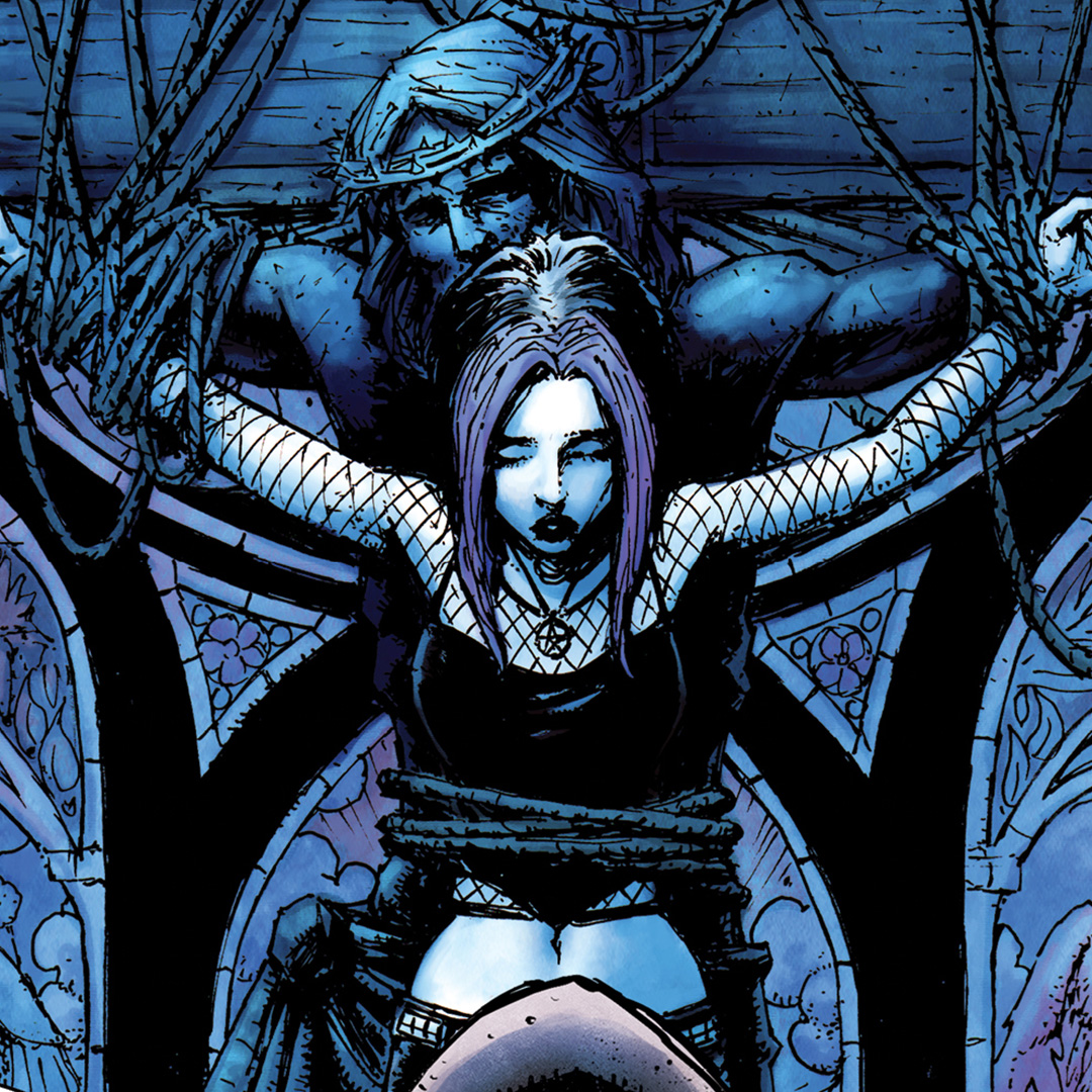 McFarlaneComics's tweet image. BLACK RITUAL: THE BOOK OF NYX #4 (of 7) 🔥
The showdown between NYX and the PURITAN reaches a breaking point… and the truth behind her haunting visions begins to surface.
FOC: 7/14. On shelves: 8/6
Art by @natjonesart
#spawn #blackritual #thebookofnyx #darkfantasy #comics…