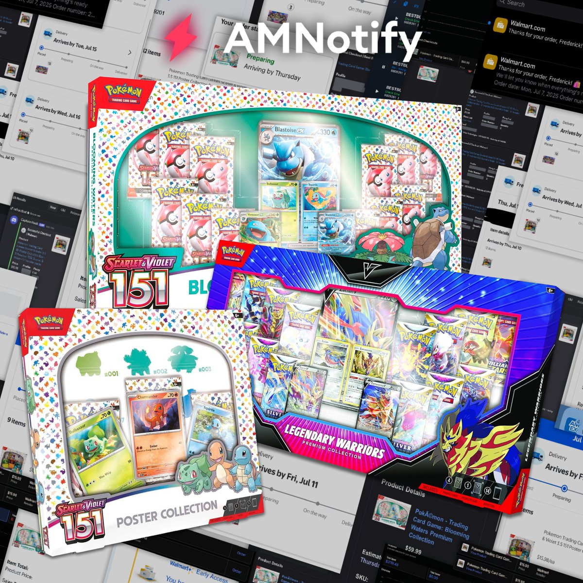 When it comes to Pokémon restocks, we catch 'em all! 🔥 

Yesterday had heat restocking all day, our members cooked manually and with the assistance of our free auto-checkout. 😏 

When it comes to random drops speed is everything...
Join the group that gets you notified first,