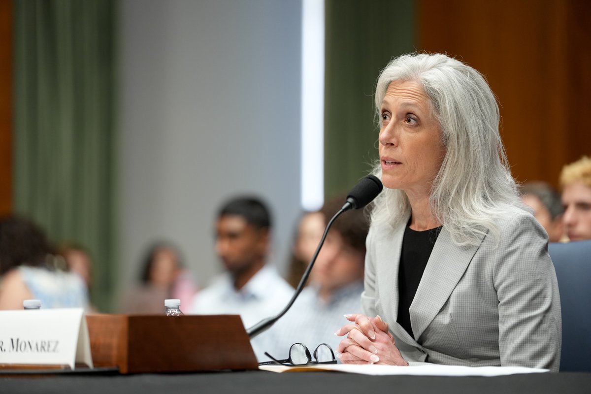 If confirmed as CDC director, Susan Monarez could be the first person without a medical degree to head the agency since 1953, <a href="/jessicanix_/">Jessica Nix</a> reports

Read her story here: aboutbgov.com/biOs

(photo by <a href="/erjlee/">Eric Lee</a>)