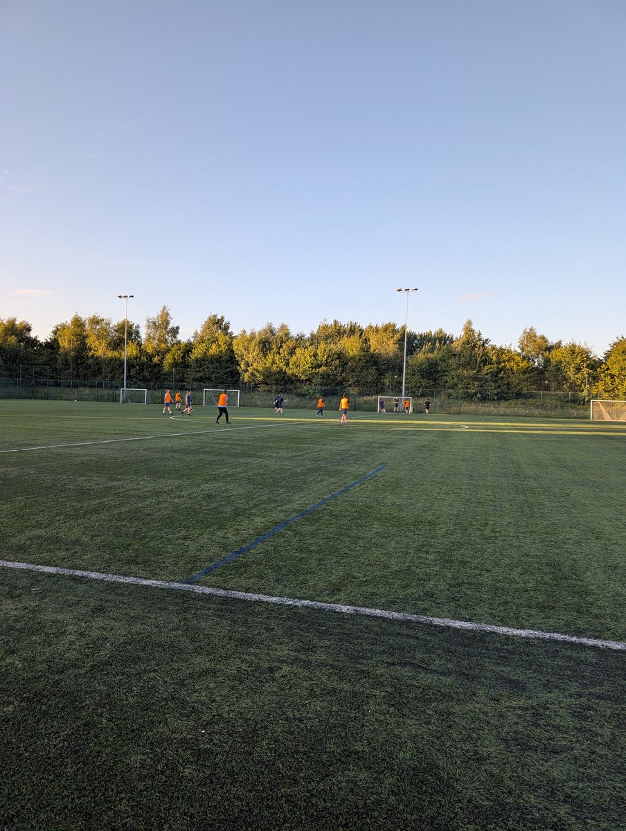 Tuesday night session in full swing 
Football being played and conversations taking place off the pitch
#StrongerTogether