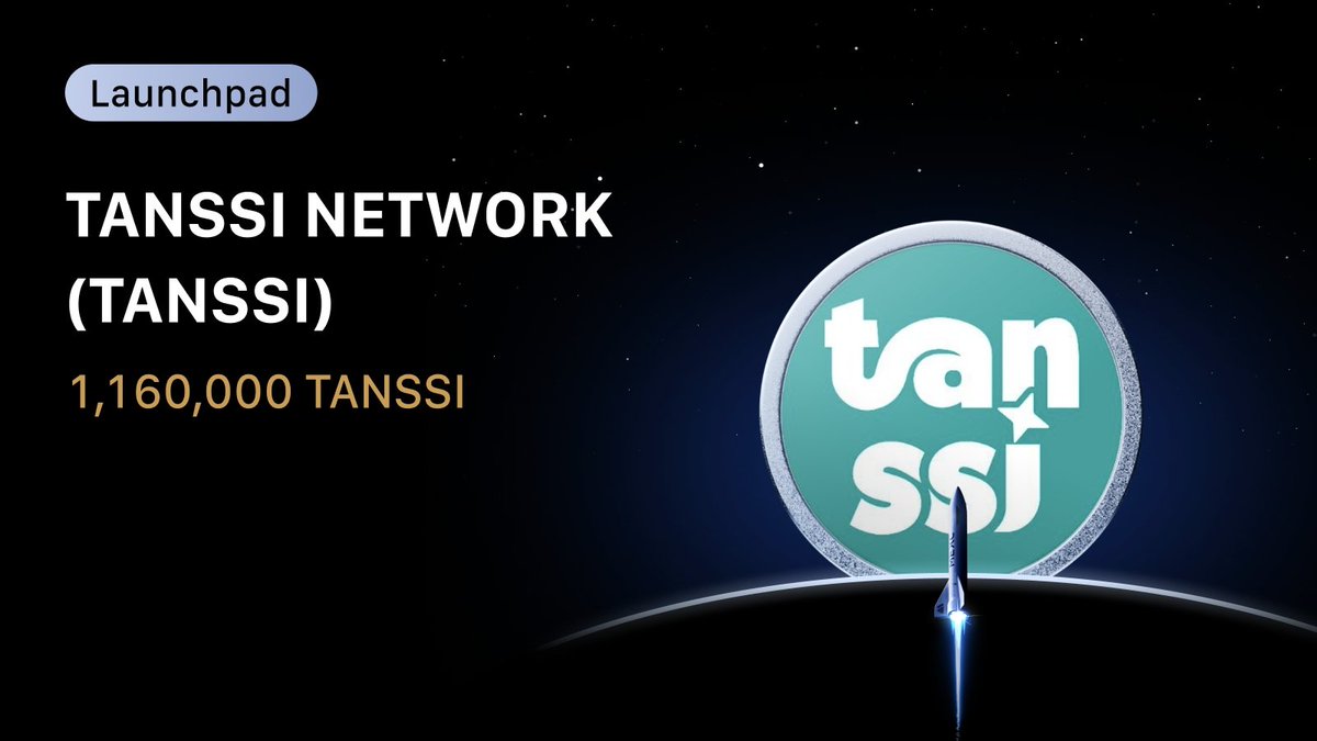 $TANSSI Launchpad is LIVE on MEXC!

A total of 1,160,000 $TANSSI is up for grabs — don’t miss your early entry at just 0.006 USDT per token!

🔹 Subscription Period
📅 July 7, 2025 – July 9, 2025
⏰ Allocation: July 9, 2025, at 10:00 UTC

🔹 Pools Available
💥 New User Exclusive