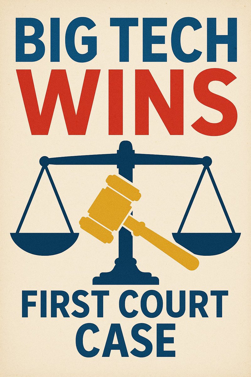 CopyrightSlap's tweet photo. Big Tech Wins First Fair Use Training Decisions - https://t.co/Ctf0JN43Rm https://t.co/NnW6kGIueE