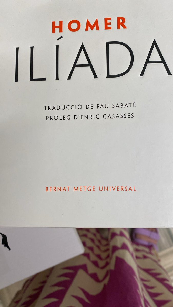 Aquest pròleg d'Enric Casasses a l'edició catalana de la Ilíada @lacasadelsclassics l'haurien de llegir a totes les escoles catalanes.