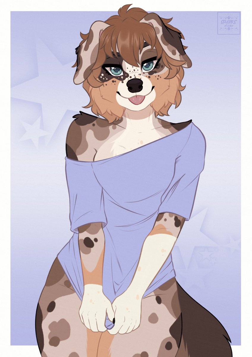 Coloured sketch for a patron!