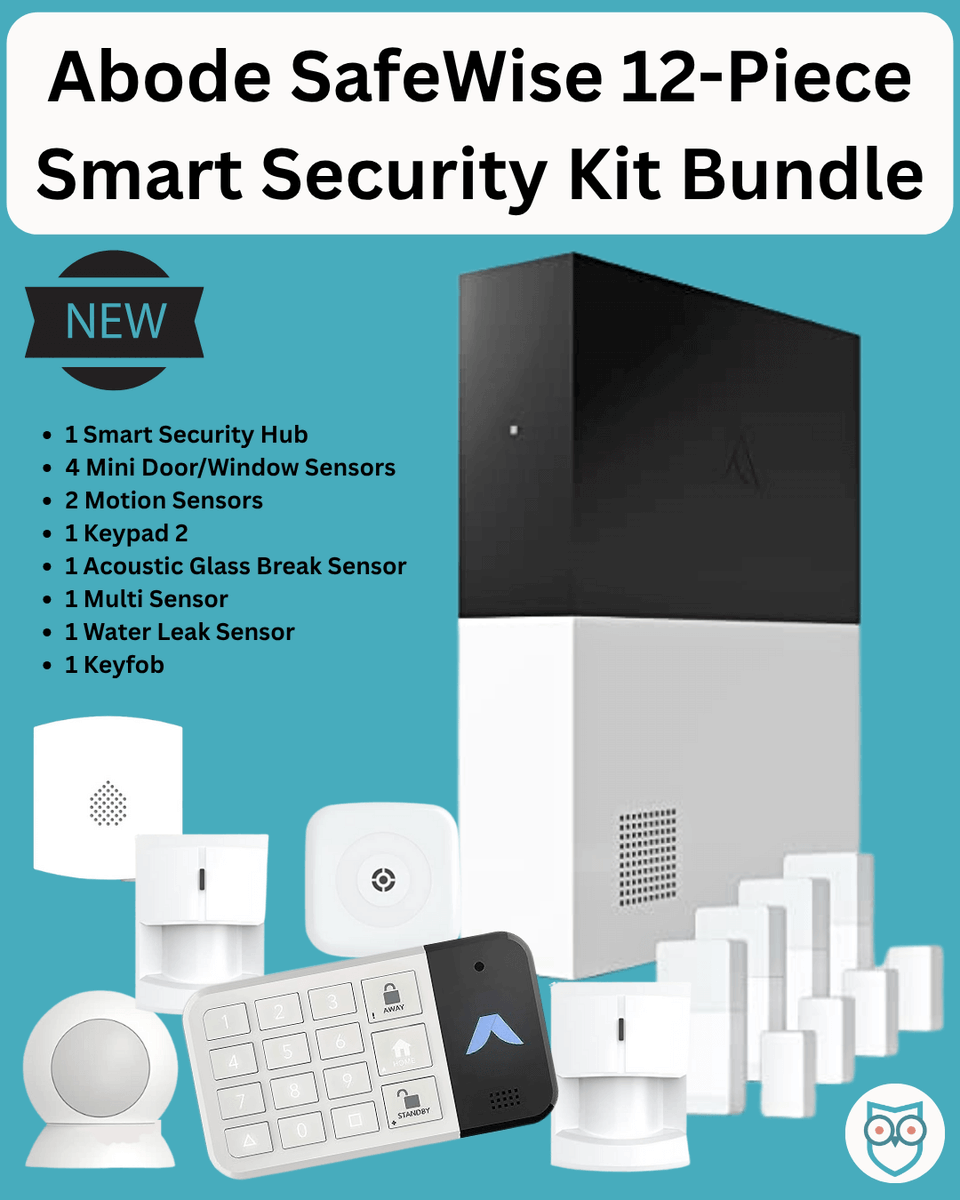 Looking for a smart security system? You're in luck. The SafeWise 12-Piece Smart Security Kit Bundle (available only to SafeWise readers) includes everything needed to protect your home from intruders and environmental hazards. safewise.com/safewise-launc… #homesecurity #homesafety