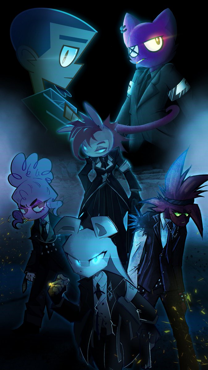 Mercadex_8's tweet image. This is an incredible artistic collaboration made by me and my friends. Visit them on their profile, their drawings are so cool
@Sonjamsn40
@LegoCHET
@KenzaiPhx
@nuushie_
@ElAonoKbi