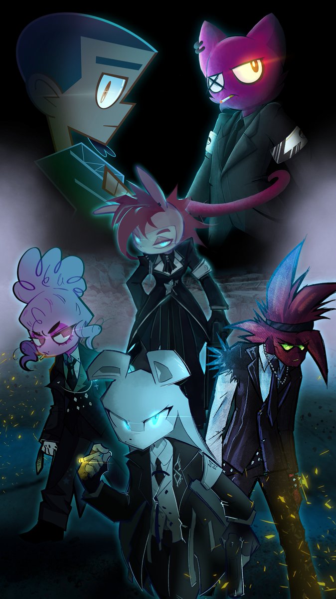 Mercadex_8's tweet image. This is an incredible artistic collaboration made by me and my friends. Visit them on their profile, their drawings are so cool
@Sonjamsn40
@LegoCHET
@KenzaiPhx
@nuushie_
@ElAonoKbi