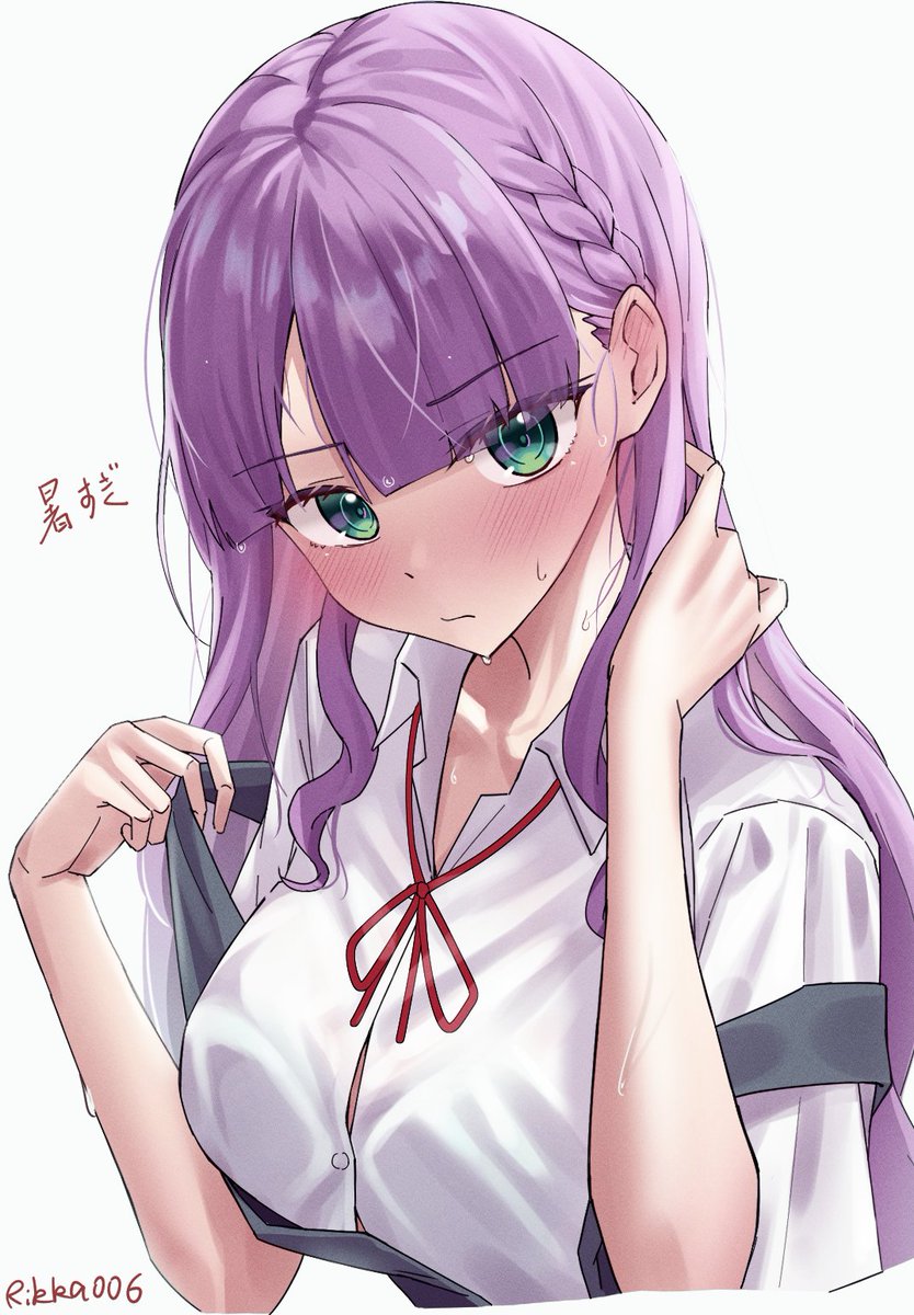 Rikka006_d's tweet photo. もう真夏
結女の制服暑そう🥵
＃Liella
＃ウィーン・マルガレーテ https://t.co/G4KzqtM55H