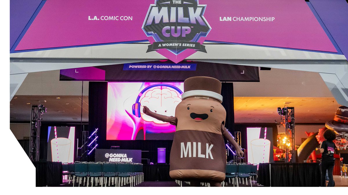 GonnaNeedMilk's tweet image. Competitors are locked for The Milk Cup: Series 2 Main Event this week! Who will move on to the CHAMPIONSHIP at @TwitchCon San Diego?
Tune in on July 10th at 4PM PT // 7PM ET ✨🥛