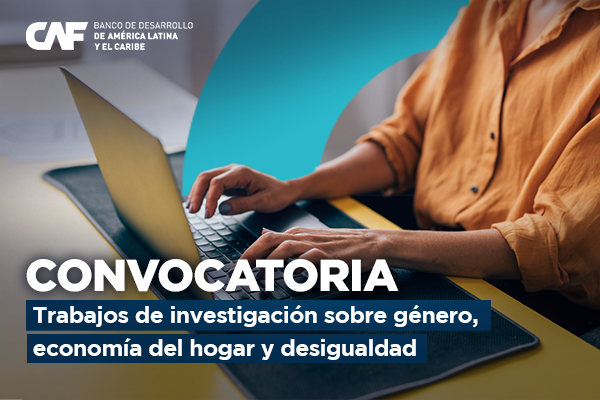 #ConvocatoriaCAF📣 A través de su Dirección de Investigaciones Socioeconómicas, CAF y la red Women Economists in Latin America and the Caribbean (WELAC) de <a href="/voxlacea/">Vox.LACEA</a>, invitan a presentar trabajos para el Workshop sobre género, economía del hogar y desigualdad: lecciones globales