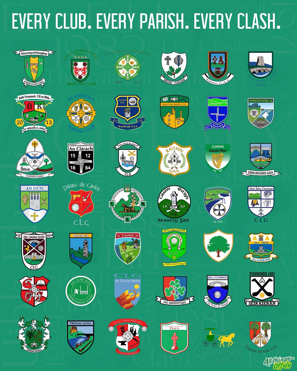 Every club. Every parish. Every clash. The Offaly Club Championships are back this weekend. Follow for full county coverage this summer. Fixtures. Scores. Scenes.