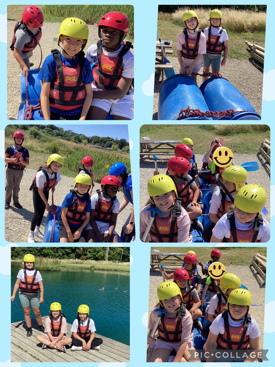 Great raft building at PGL today!