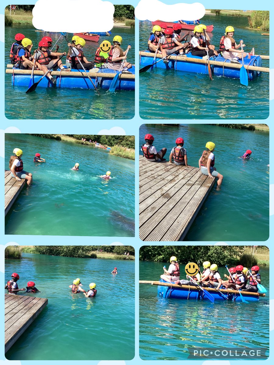 We had a great time raft building today at PGL!