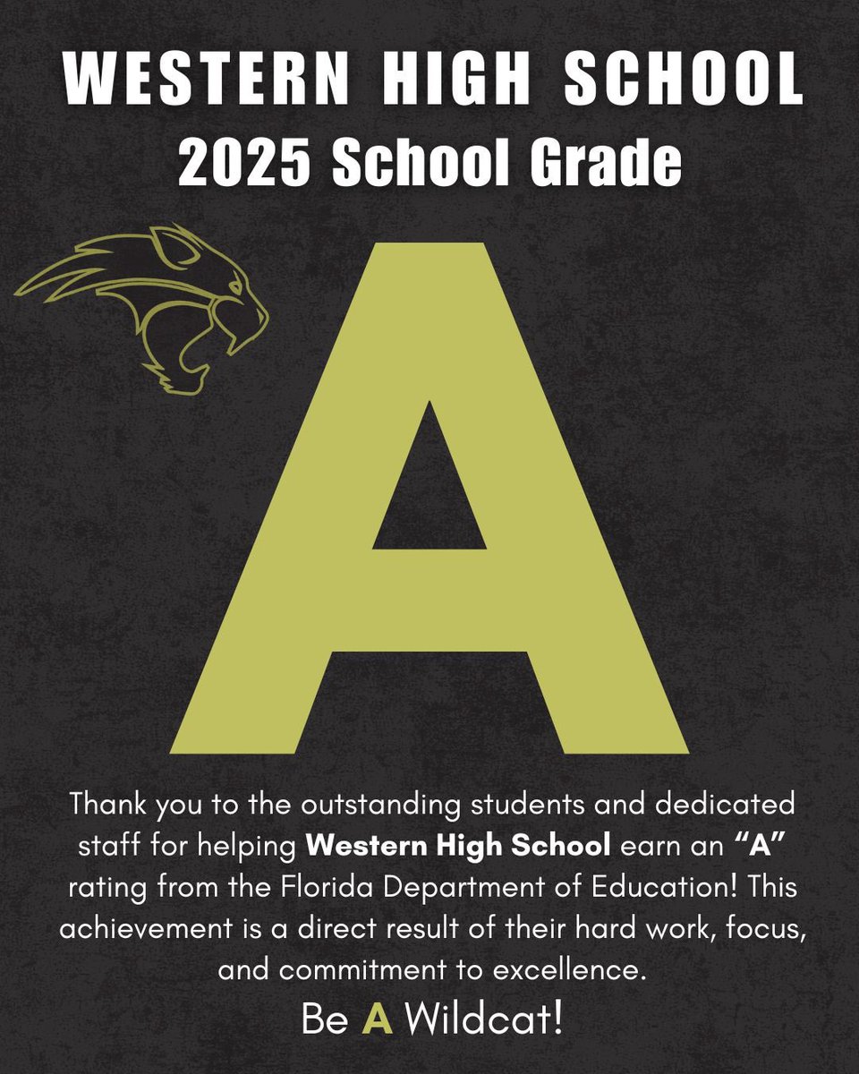 Ricardo Marino (@rfmarino) on Twitter photo Blessed to be joining an A-mazing school. Looking forward to what we do in 2026! <a href="/PrinPaduraWHS/">Michelle Padura</a>
Be A Wildcat!
#Arated #westernhighschool Blessed to be joining an A-mazing school. Looking forward to what we do in 2026! <a href="/PrinPaduraWHS/">Michelle Padura</a>
Be A Wildcat!
#Arated #westernhighschool