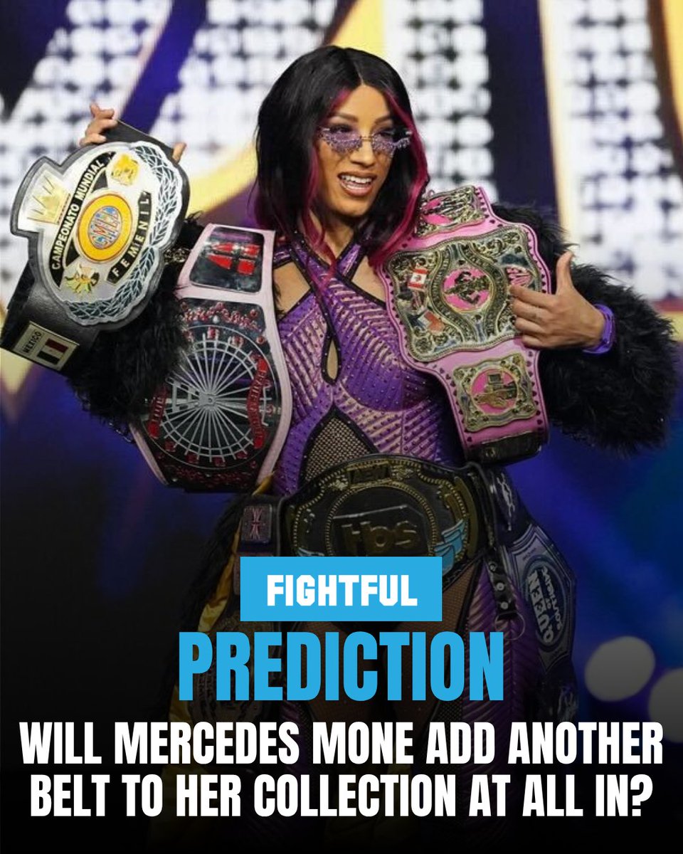 Will Mercedes Mone add another belt to her belt collection at AEW All In?
