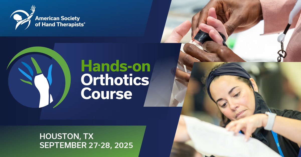 Texas, are you ready??

Join us for our special two-day Hands-on Orthotics course in Houston and improve your #orthoticfabrication skills! 

Learn more and save your seat today: ow.ly/Cloz50WlGNS.
