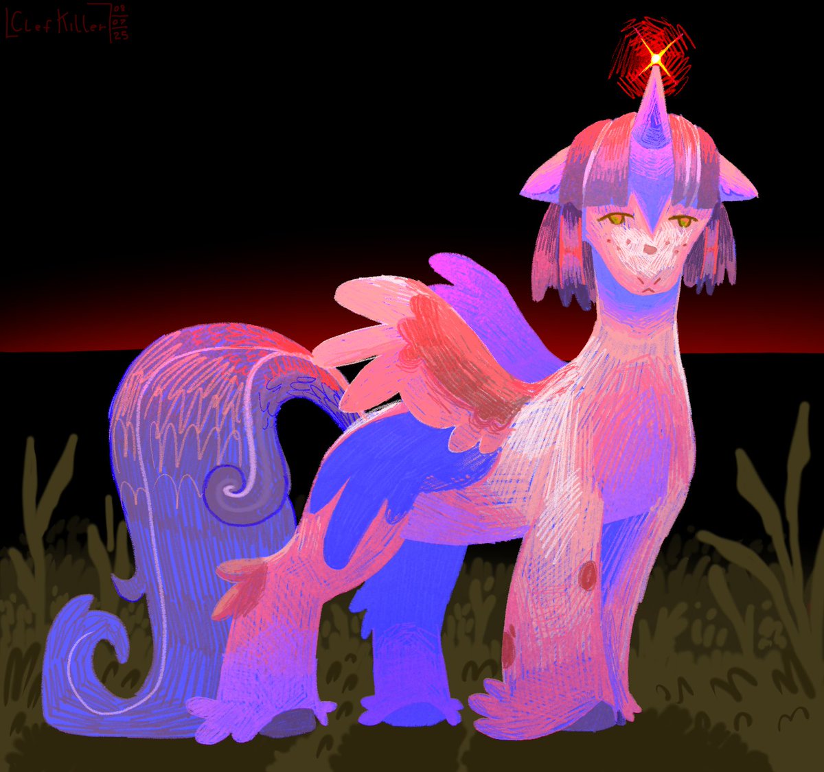 ClefKiller's tweet image. Attack to kittyofthevalley

#artfight #artfight2025