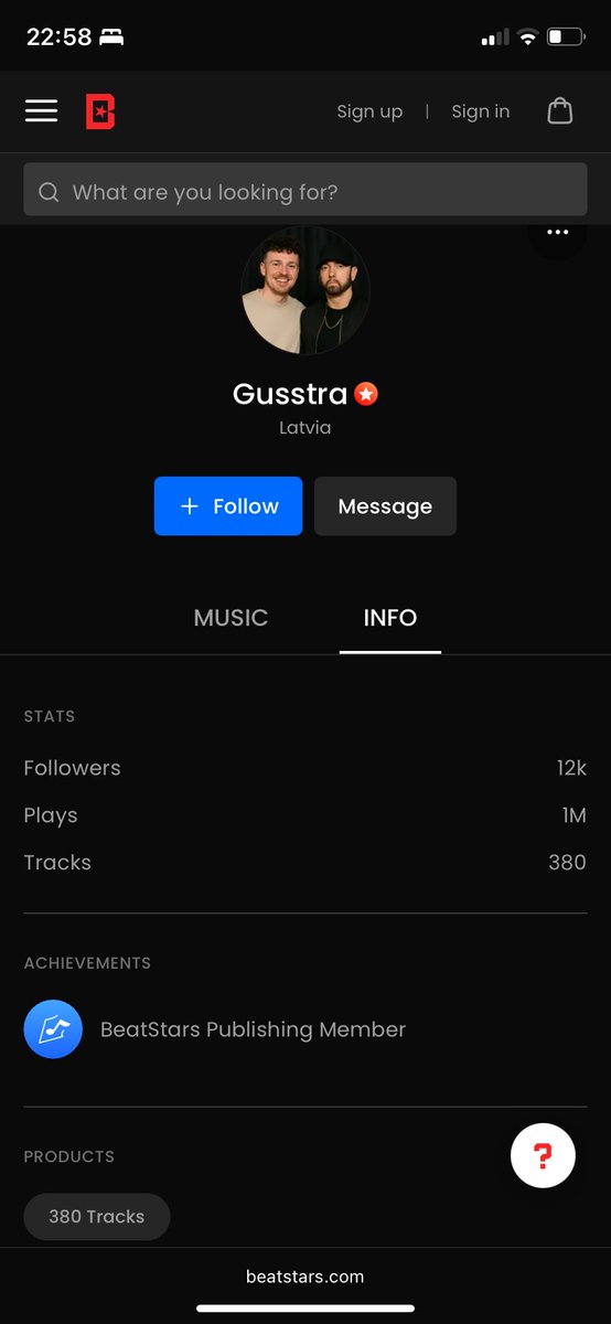GusstraBeats's tweet image. After 8 years on @BeatStars platform I have reached 1 MILLION PLAYS! 😱🔥
#beatmaker #typebeat #beatsforsale #BeatStars