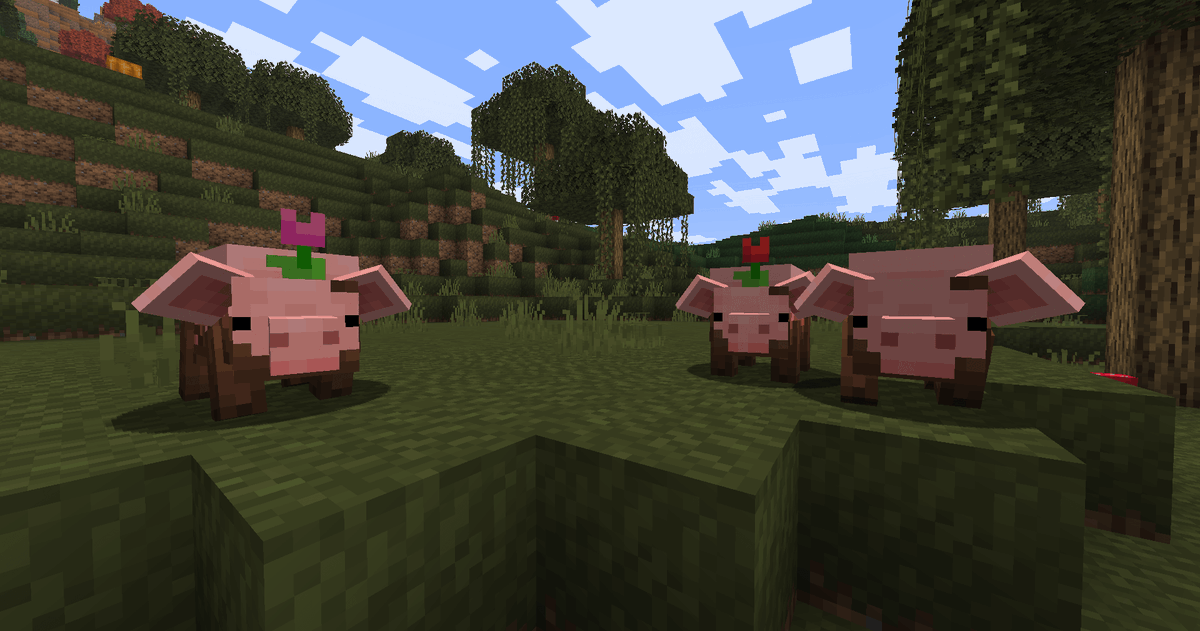 CYKLOPPS_Gaming's tweet photo. New data pack update that can be played between versions 1.21.6 and 1.21.7: introduces 9 new data driven pig variants and a minor painting fix. @MushirMickeyJoe
https://t.co/ogMw0CsHax
#minecraft #barelydefault #minecraftdatapacks https://t.co/54xDIXoviF