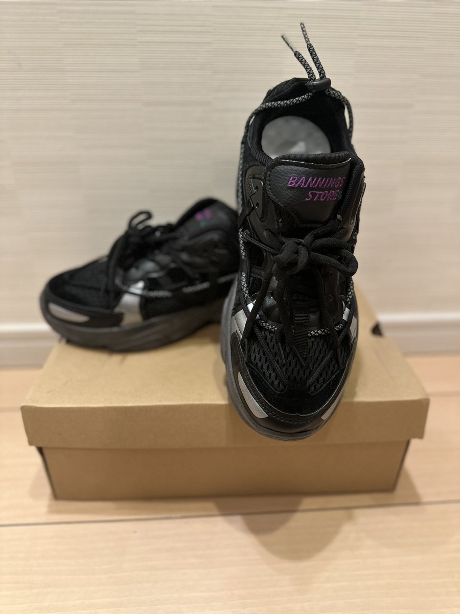 New Kicks 🆕👟 BANNINGS Store Rx Original Sneakers / Color : Black &amp; Purple 
💜🖤 xbanningsx.fashionstore.jp