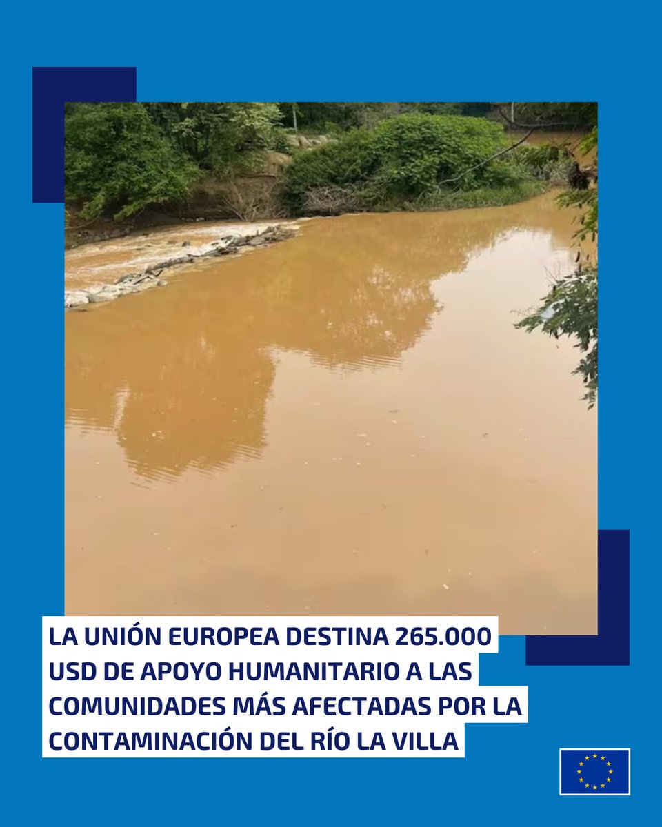 Unión Europea en Panamá 🇪🇺🇵🇦 (@ueenpanama) on Twitter photo El agua contaminada ha dejado a miles de personas en la región de Azuero sin agua potable segura. 💧
Con 265.000 USD en ayuda humanitaria de la Unión Europea, la <a href="/CruzRojaPanama/">Cruz Roja Panameña</a> está ayudando a 30.000 personas a acceder a agua limpia. 🫗
Detalles en europa.eu/!WCvdD3 El agua contaminada ha dejado a miles de personas en la región de Azuero sin agua potable segura. 💧
Con 265.000 USD en ayuda humanitaria de la Unión Europea, la <a href="/CruzRojaPanama/">Cruz Roja Panameña</a> está ayudando a 30.000 personas a acceder a agua limpia. 🫗
Detalles en europa.eu/!WCvdD3
