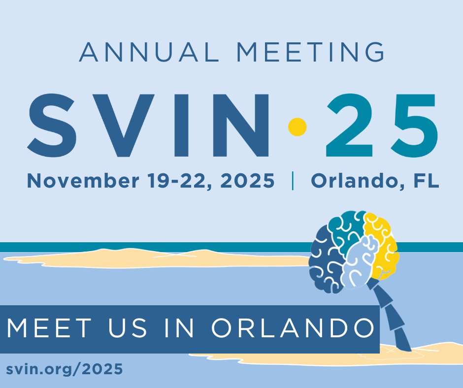 SVIN (@svinsociety) on Twitter photo Registration is open for the 2025 SVIN Annual Meeting: zurl.co/LBtaP
Meet us in Orlando for this must-attend event for leaders and learners in vascular and interventional neurology to explore the latest in stroke research, procedural innovation, and multidisciplinary Registration is open for the 2025 SVIN Annual Meeting: zurl.co/LBtaP
Meet us in Orlando for this must-attend event for leaders and learners in vascular and interventional neurology to explore the latest in stroke research, procedural innovation, and multidisciplinary