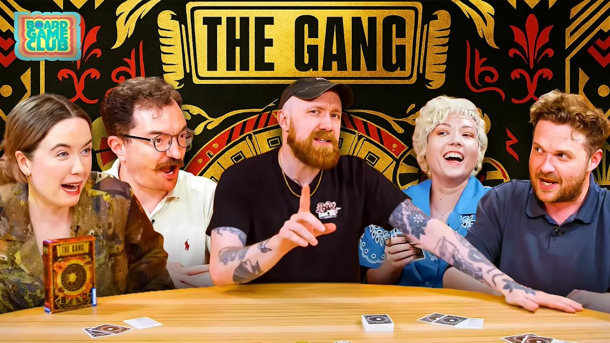 NoRollsBarred_'s tweet image. Have you ever wanted to play Poker cooperatively?? Now’s your chance!
The Gang is Poker and The Mind combined, and we’re playing it this week on Board Game Club!
🃏 youtu.be/MveUzAoyMNA 🃏