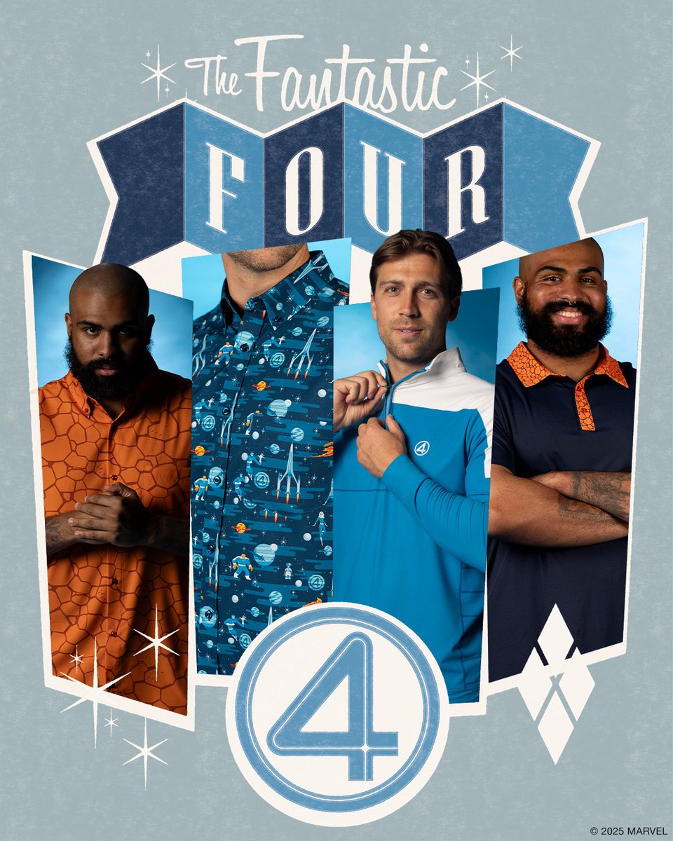 RSVLTS's tweet image. The first-ever Marvel Studios The Fantastic Four: First Steps collection from RSVLTS has arrived 🚀

rsvlts.com/collections/ma…

#Marvel #FantasticFour #RSVLTS