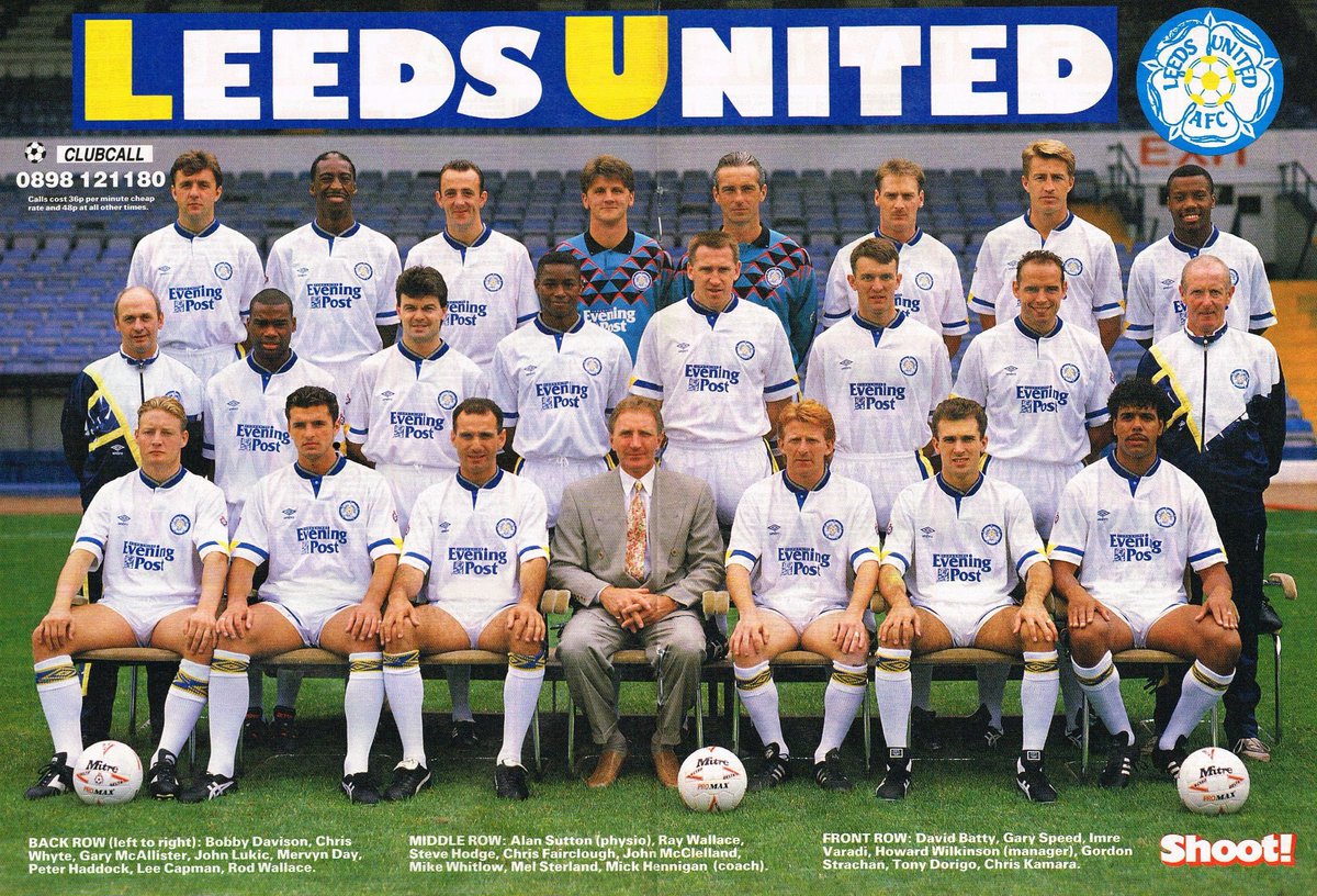 August 1991 #lufc
Leeds United, ready for a tilt at the Division One Title