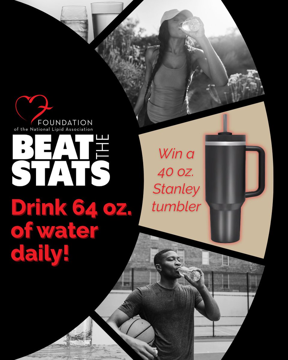 foundationofnla's tweet image. Halfway through Week 2 of #BeatTheStats!⌚
Have you hit your 64 oz of water each day? Stay on track and you’ll be entered to win a 40oz Stanley Tumbler!💧
It’s not too late to join — download YuMuuv + use code LIPID-MOVES.
🔗yumuuv.com/en/get
