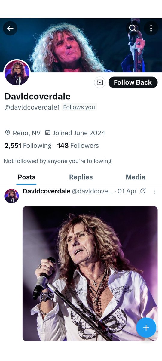 Evelyn Empress of Rock Show (@evelyneorshow) on Twitter photo Another one pretending to be you <a href="/davidcoverdale/">David Coverdale</a> .....duly reported and blocked ...๐๐ Another one pretending to be you <a href="/davidcoverdale/">David Coverdale</a> .....duly reported and blocked ...๐๐