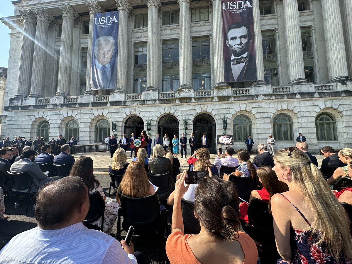 This morning, I attended a press conference in front of the USDA building to launch the National Farm Security Action Plan by the Trump Admin.

No more CCP buying up our farmland or controlling our food supply. America is fighting back!