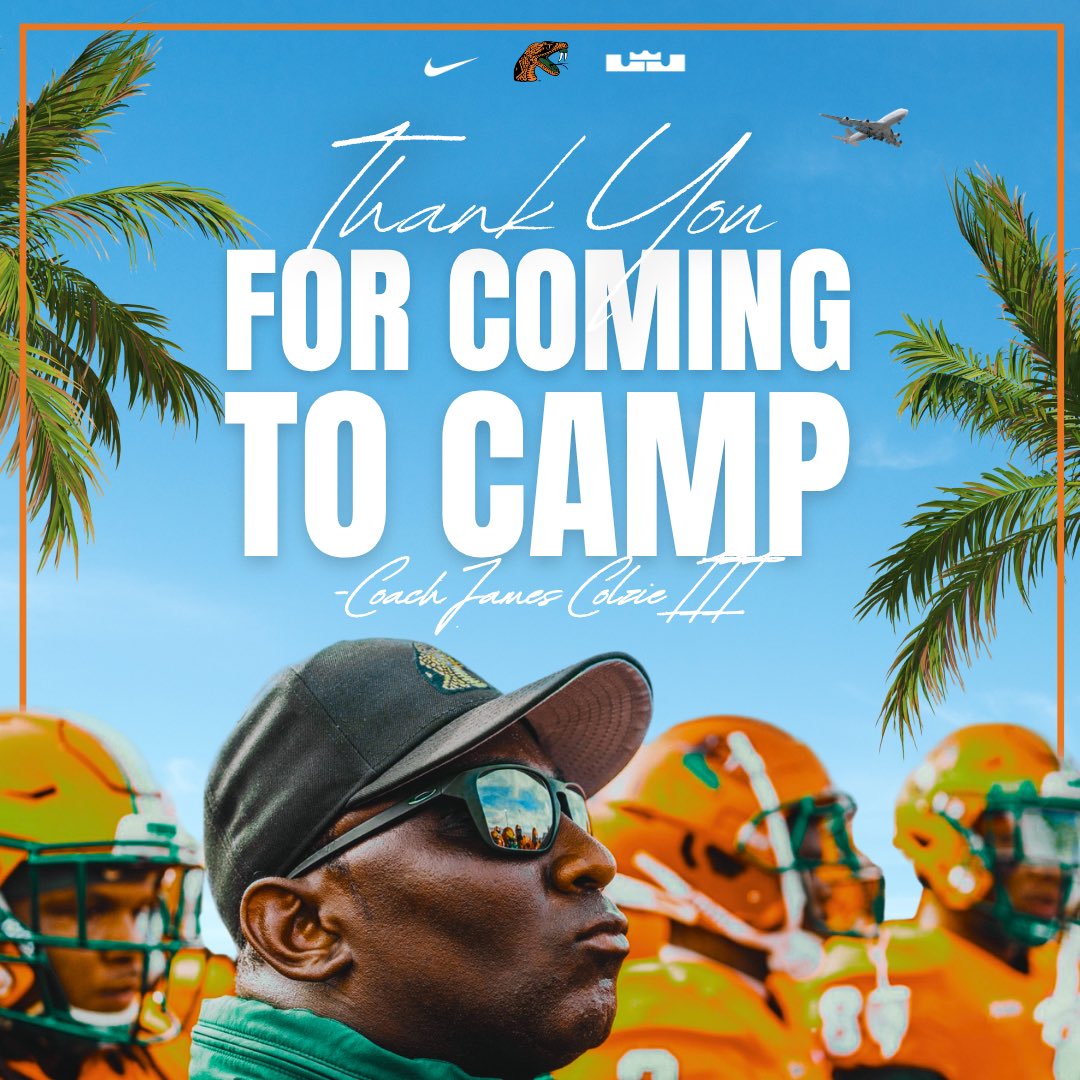 CoachColzie's tweet image. Thank you to all 535 of you campers!

From California to 🇸🇪 (Sweden)

Portal Camp ✅
OL/DL Camp ✅
Prospect 1 Camp ✅
Prospect 2 Camp ✅
Youth Camp ✅

#DOMINATE
