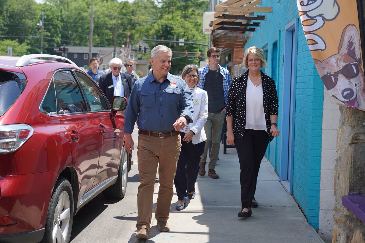 In April, thanks to the legislature, we announced a $55 million Small Business Infrastructure Grant Program to help Main Streets across western North Carolina rebuild their infrastructures so small businesses can thrive.  
 
Today, I’m proud to announce that the Town of Clyde is