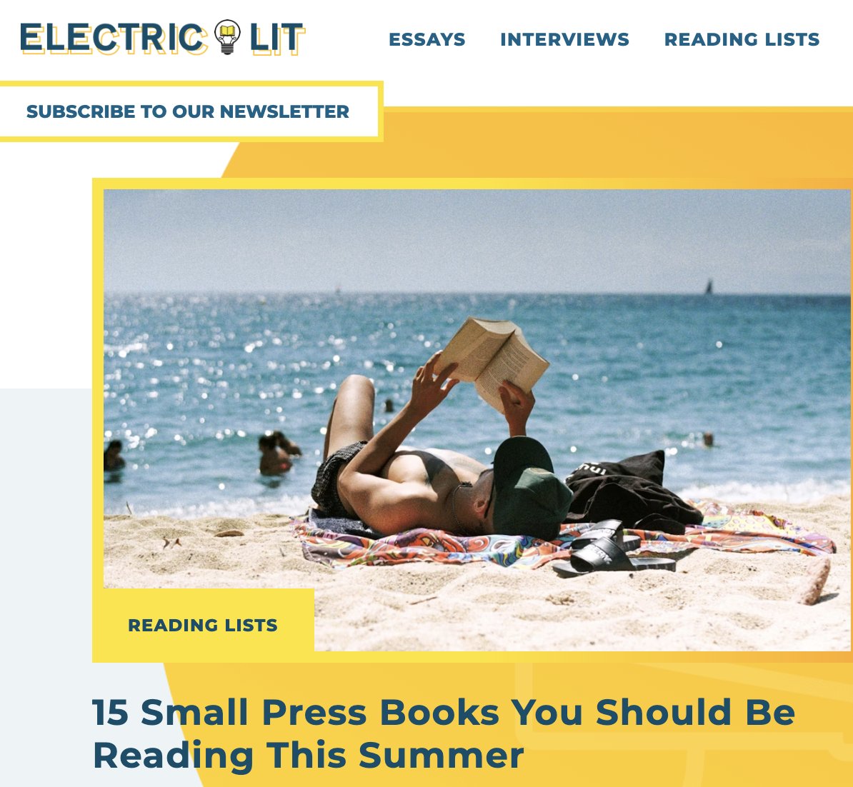 kevinmkearney's tweet image. FREELANCE: A BEACH READ (Rejection Letters, 2025)