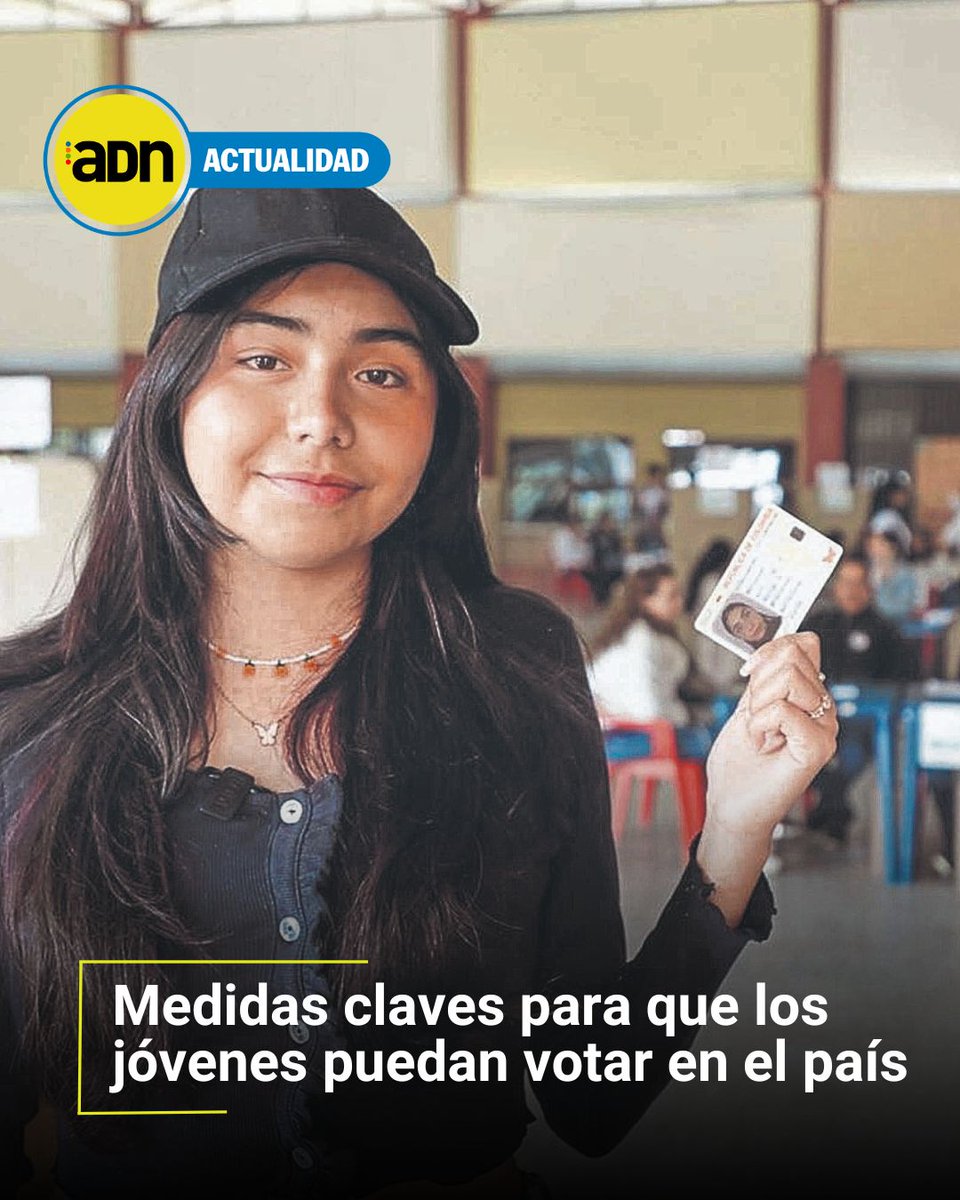 adncolombia's tweet photo. 🟡 El 19 de octubre, jóvenes de 14 a 28 años podrán votar en el puesto más cercano a su residencia para elegir los Consejos de Juventud, si están habilitados en el censo electoral 🗳️🧑🤝🧑.
#CMLJ #JuventudColombia #EleccionesJuveniles #ADNColombia
📍Más en https://t.co/wE6PQAwct7 https://t.co/s3HJGiKJL8