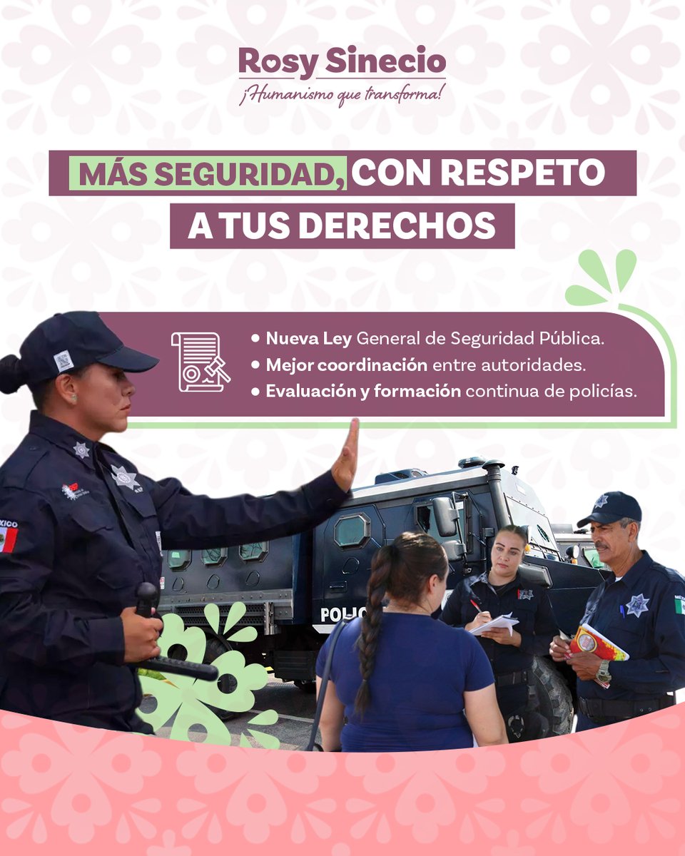 Más seguridad, sí. Pero siempre con respeto a tus derechos.
La seguridad debe construirse con inteligencia, respeto y preparación, un paso más para vivir con dignidad.