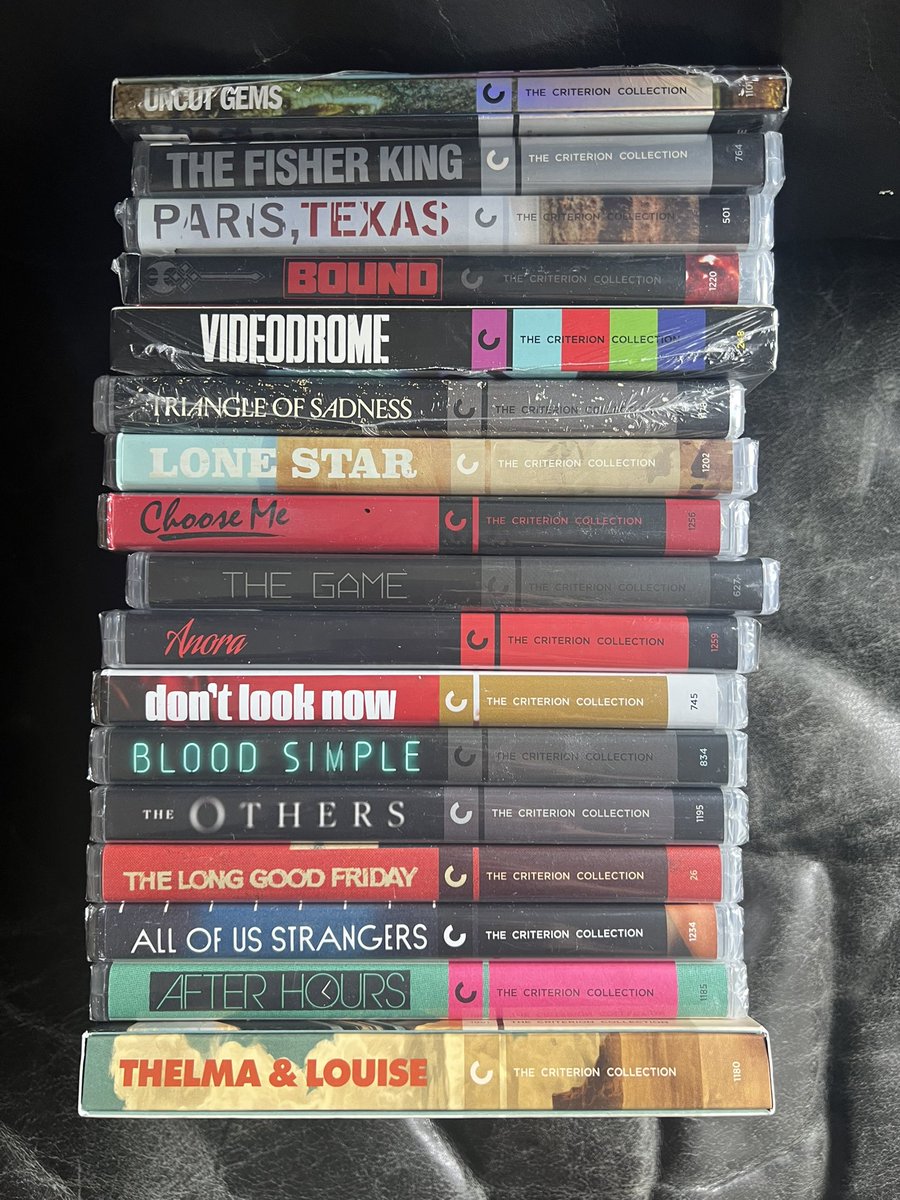 May have gone a little overboard with this <a href="/Criterion/">Criterion Collection</a> sale… But can you ever really go overboard with Criterion? 🎥