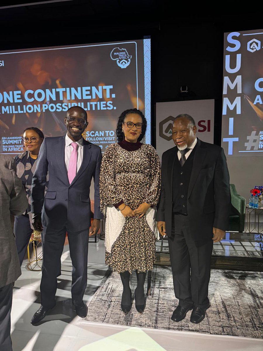 MukiteAM's tweet photo. Privileged to have shared the stage with H. E. President Kgalema Motlanthe at the ASI Summit to promote the investment opportunities in Africa. Let’s sing our own tunes, escalate our own solutions and dream our own dreams! @CBKKenya https://t.co/DySm1RI9RI