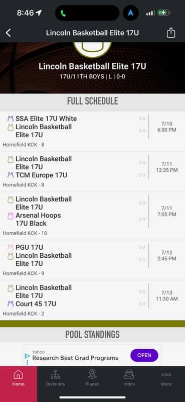 Davion Tate (@dtate2027) on Twitter photo I will be playing up on 17U with Lincoln Basketball Elite this weekend at the Recruit Look Kansas City Showcase. Here is my schedule, coaches come out! <a href="/RL_HoopsIL/">RecruitLook Hoops Illinois</a> <a href="/RL_Hoops/">RecruitLook Hoops</a> <a href="/CoachTreal2/">Coach Treal Holland II</a> <a href="/DrGeraldMacon/">Dr. Gerald Macon</a> <a href="/KevinMoses38/">Kevin Moses LLC</a> <a href="/Sports4Illinois/">Illinois Sports Updates</a> I will be playing up on 17U with Lincoln Basketball Elite this weekend at the Recruit Look Kansas City Showcase. Here is my schedule, coaches come out! <a href="/RL_HoopsIL/">RecruitLook Hoops Illinois</a> <a href="/RL_Hoops/">RecruitLook Hoops</a> <a href="/CoachTreal2/">Coach Treal Holland II</a> <a href="/DrGeraldMacon/">Dr. Gerald Macon</a> <a href="/KevinMoses38/">Kevin Moses LLC</a> <a href="/Sports4Illinois/">Illinois Sports Updates</a>