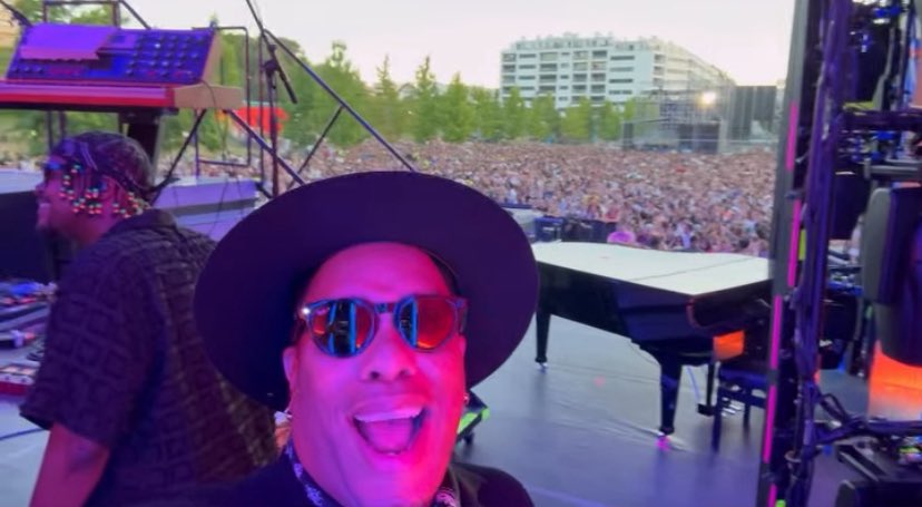 A view of the crowd from the stage for UP ALL NIGHT