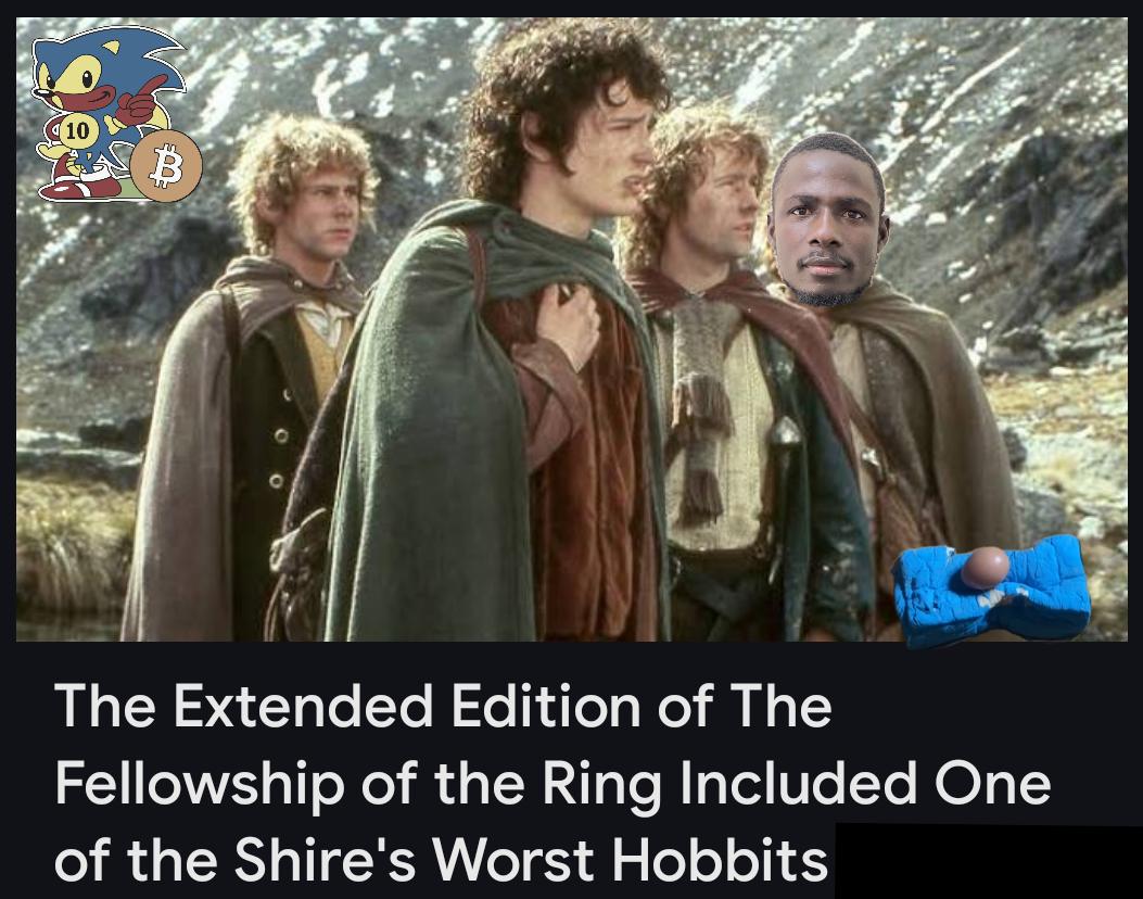 The Hobbit that was always asking for 2 silver pennies and blue lembas bread
💙🫀🙃

#HarryPotterObamaSonic10inu