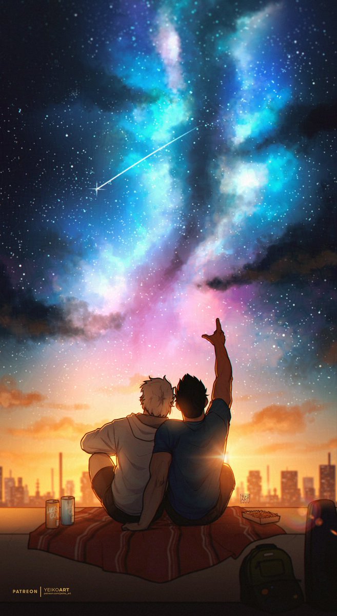 yeiko_art's tweet image. [A Moment of Eternity 🌌💖]

Hey there! I just wanted to share this scene featuring my sweet OCs Zach &amp;amp; Toby. Don&apos;t mind the, just sharing a moment beneath the endless sky~✨
#OCs

Please check out my P4tr30n if you&apos;d like to support my work! I&apos;d highly appreciate it. :D