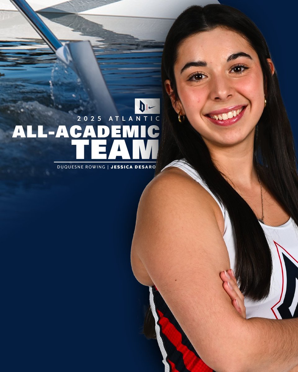 📚DeSaro Tabbed to 2025 Atlantic 10 All-Academic Rowing Team

𝐑𝐄𝐀𝐃: bit.ly/4eNJq1u

#GoDukes