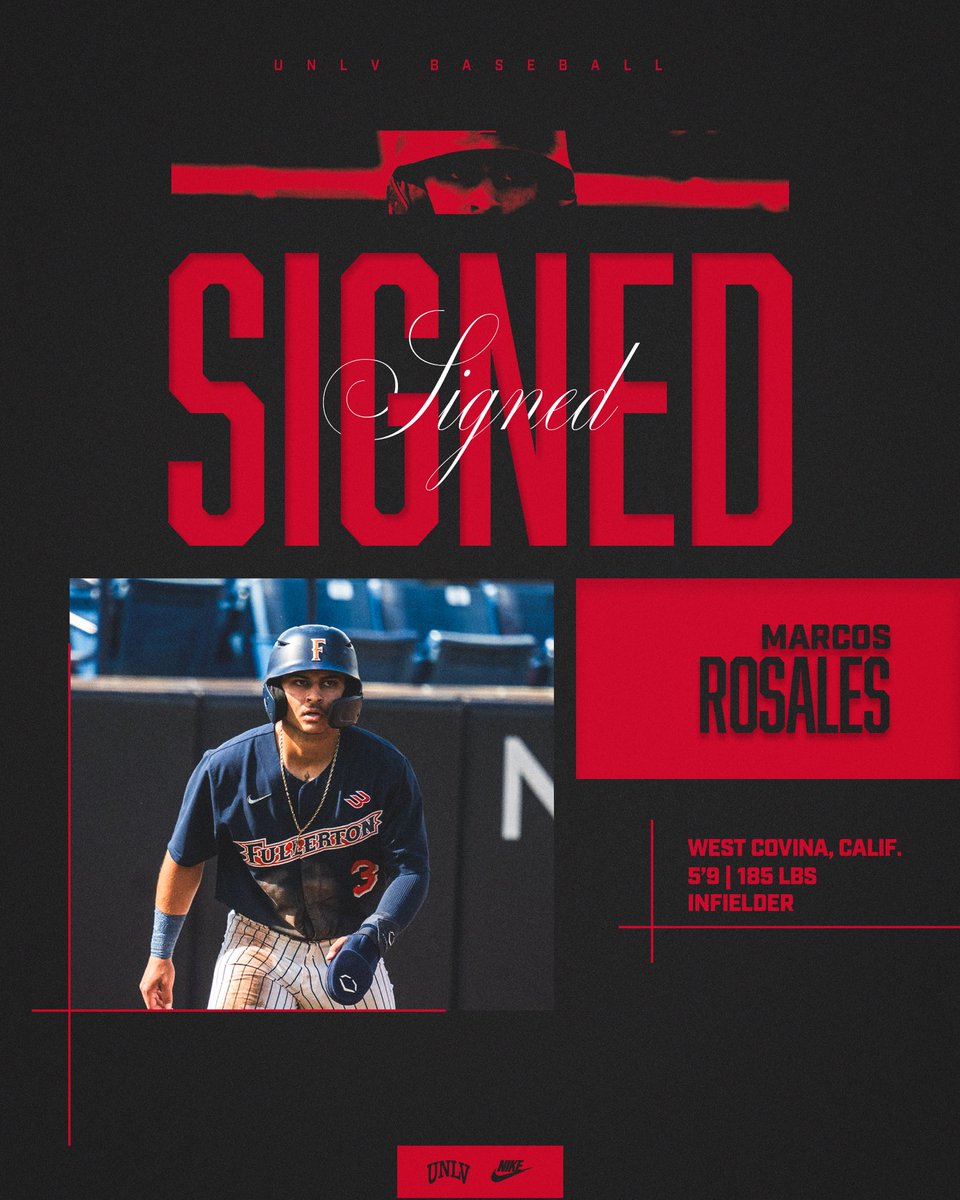 UNLV Baseball βΎοΈ (@unlvbaseball) on Twitter photo πππ πΌ ππππΏ πππ π
Welcome to the 702, Marcos! πππ πΌ ππππΏ πππ π
Welcome to the 702, Marcos!