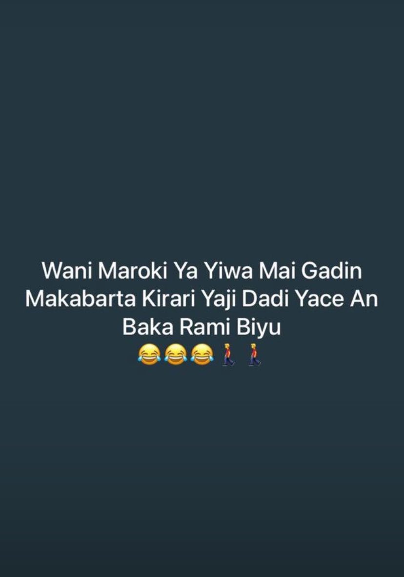 An samu matsala😂.