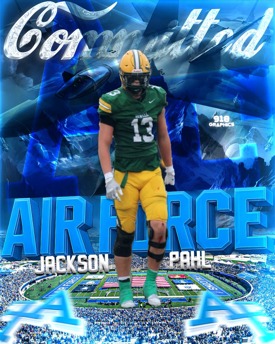 Jackson Pahl (@jacksonpahl13) on Twitter photo Blessed and excited to announce my commitment to Air Force!
<a href="/AllenTrieu/">Allen Trieu</a> <a href="/FootballHowell/">Howell Football</a> <a href="/CoachNickToth/">Nick Toth</a> <a href="/CoachAlexMeans/">Alex Means</a> Blessed and excited to announce my commitment to Air Force!
<a href="/AllenTrieu/">Allen Trieu</a> <a href="/FootballHowell/">Howell Football</a> <a href="/CoachNickToth/">Nick Toth</a> <a href="/CoachAlexMeans/">Alex Means</a>